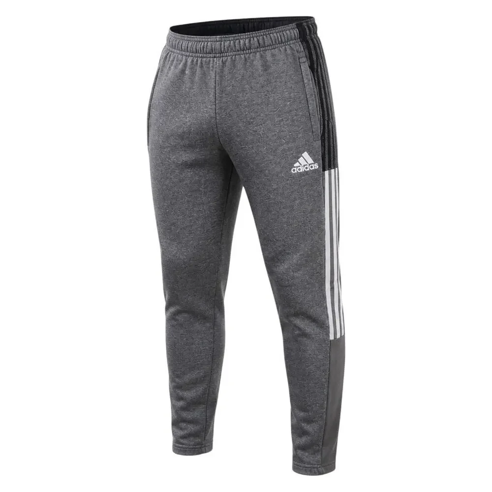 Adidas Men's Gray 3-Stripes Jogger Sweatpants Size S